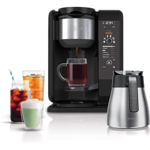 Shark Ninja CP307 Hot and Cold Brewed System W/Thermal Carafe Coffee Maker, Black