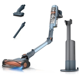 Shark PowerDetect Speed Plus Clean & Empty | Cordless Stick Vacuum Cleaner with Auto-Empty | Lightweight | Exclusive Pet Hair Accessories | Carpet, Hard Floors | 60-Min Runtime | Frosted Sage | IA3243(Ice Blue)