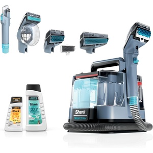 Shark StainStriker HairPro Portable Carpet, Upholstery and Area Rug Cleaner with Pet Mess and Hair Tools, Self Cleaning, Perfect for Car Interiors, 4 and Solution, Copper, PX251(StainStriker + 4 Tools + XL Cleaning Solutions)