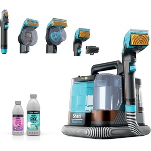 Shark StainStriker HairPro Portable Carpet, Upholstery and Area Rug Cleaner with Pet Mess and Hair Tools, Self Cleaning, Perfect for Car Interiors, 4 and Solution, Copper, PX251(StainStriker w/ HairPro + 4 Tools)
