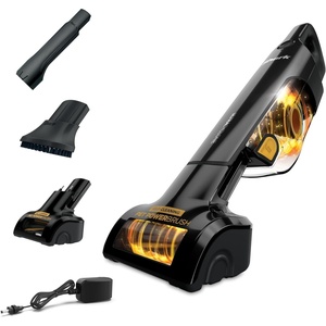 Shark UltraCyclone™ Pet Pro Plus Cordless Hand Vacuum, Powerful Suction, Handheld Vacuum for Car & Home, Pet Power Brush, Crevice Tool, Scrubbing Brush, XL Dust Cup, Black, CH951(Black)