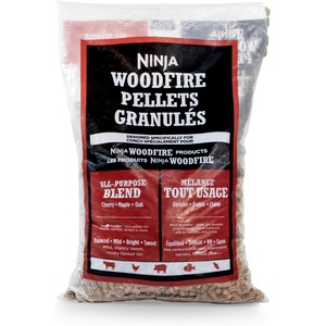 Ninja Woodfire® Pellets, Robust Blend 5-lb Bag, 100% Real Wood Pellets, Rich, Classic BBQ Smoked Flavors Compatible with All Ninja Woodfire™ Products, XSKOP5R(All Purpose Blend)